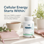 NMN 500mg — NAD+ Support Capsules · 30 Caps