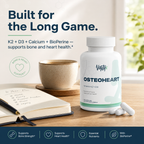 Osteoheart Vantyx — Apoyo Óseo y Cardíaco con Vitamina K2 (MK-7) + D3 + Calcio + BioPerine · 60 Cápsulas