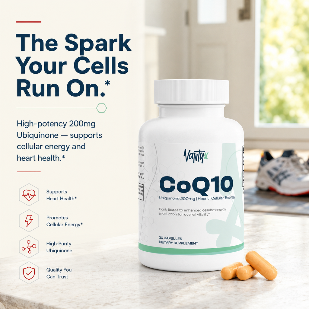 Vantyx CoQ10 200mg Ubiquinone — 30 Capsules