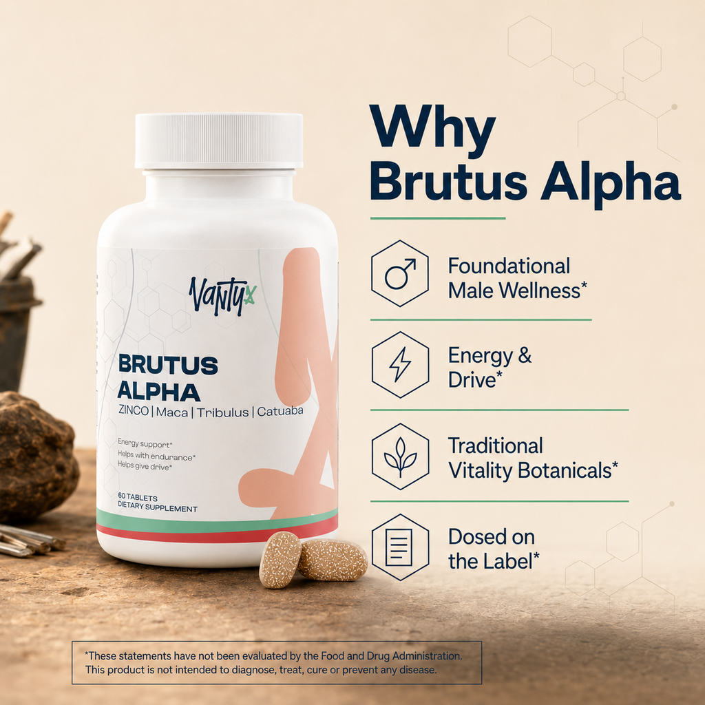 Brutus Alpha – Men's Vitality Tablets