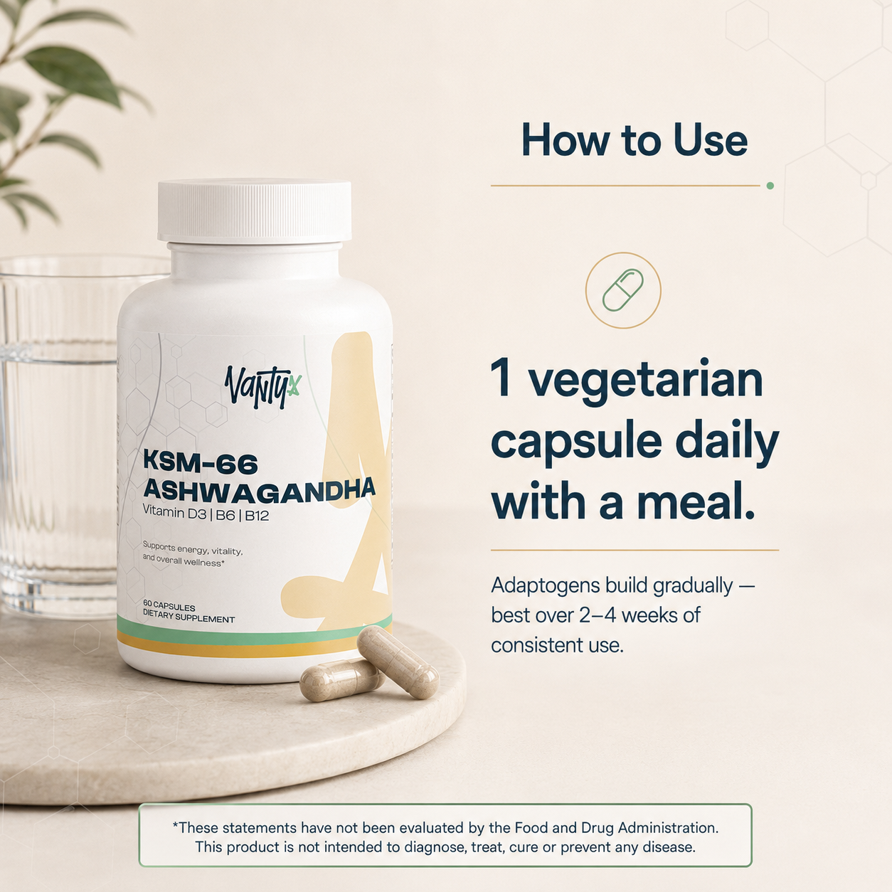 Ashwagandha Plus — KSM-66 Energy & Vitality Caps