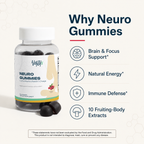 Neuro Gummies — Mushroom Complex Gummies, Raspberry