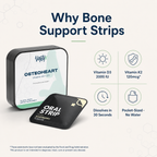 Vantyx Osteoheart Strips — D3 + K2, 30 Raspberry Strips