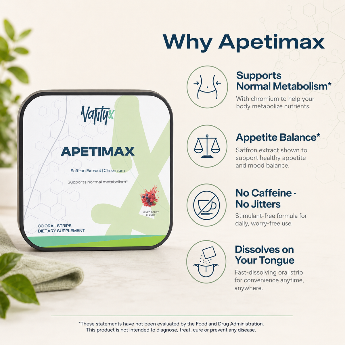 Apetimax — Appetite Balance Strips · 30 Mixed Berry