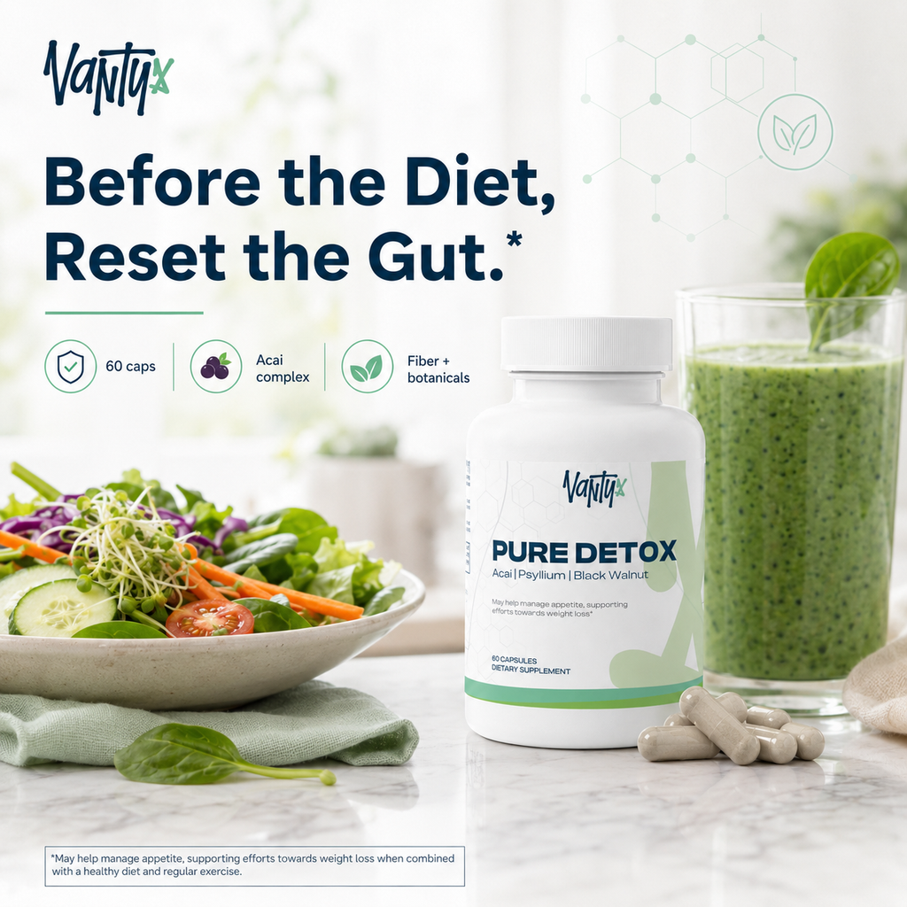 Pure Detox — Acai Berry Complex · 60 Capsules