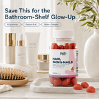 Gomitas para el cabello, la piel y las uñas Vantyx — Biotina 6000mcg + Colágeno + Multivitamínico · 60 Gomitas Sabor Maracuyá