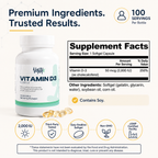 Vitamina D3 2,000 UI Vantyx — Huesos, sistema inmunitario y bienestar diario · 100 cápsulas blandas (suministro para 100 días)