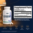Magnesium Glycinate 275mg — Calm & Sleep · 90 Capsules