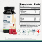 Brain Gummies — Cordyceps Focus Gummies, Strawberry