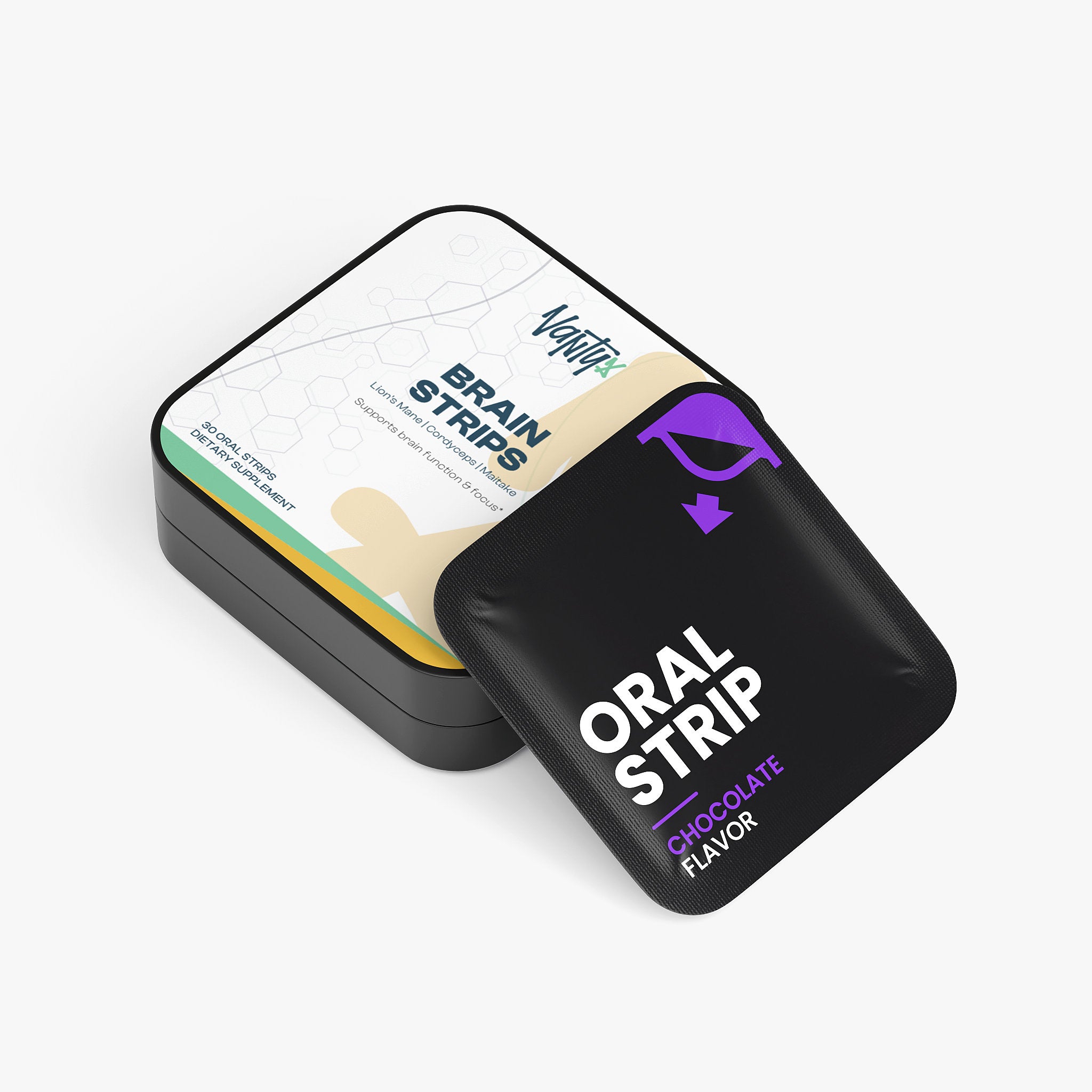 Brain Strips — Mushroom Focus Oral Strips